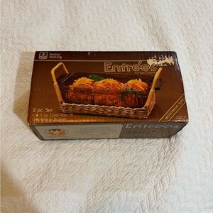 Vintage Anchor Hocking Amber Entrées Loaf Pan in Amber Tone